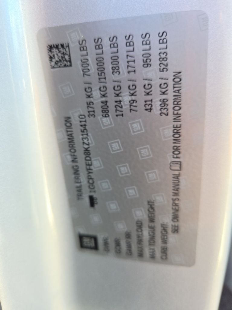 2019 Chevrolet Silverado 1500 LT Trail Boss 4X4