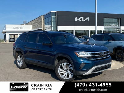 2021 Volkswagen Atlas 3.6L V6 SE w/Technology SUNROOF / HEATED SEATS / POWER LIFT GATE
