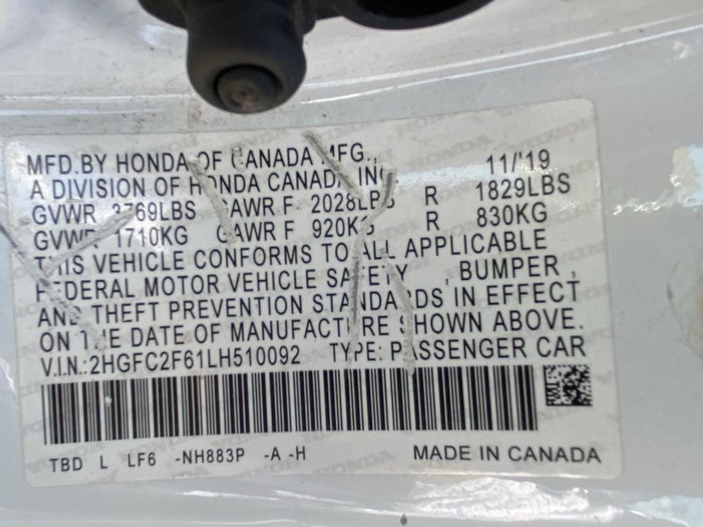 2020 Honda Civic LX