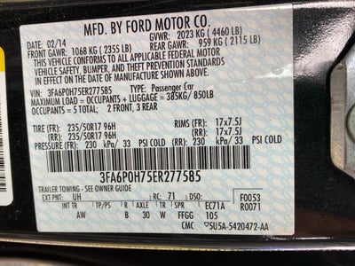 2014 Ford Fusion SE CLEAN CARFAX