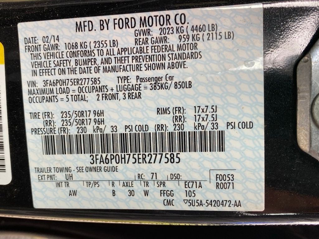 2014 Ford Fusion SE CLEAN CARFAX