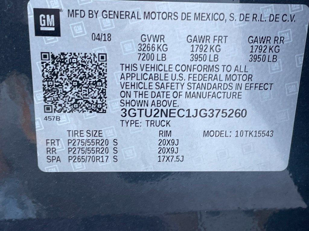 2018 GMC Sierra 1500 SLT