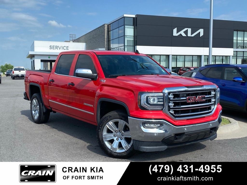 2017 GMC Sierra 1500 SLT 4X4 / LEATHER / CLEAN CARFAX