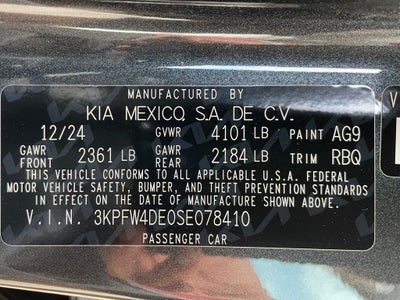 2025 Kia K4 GT-Line