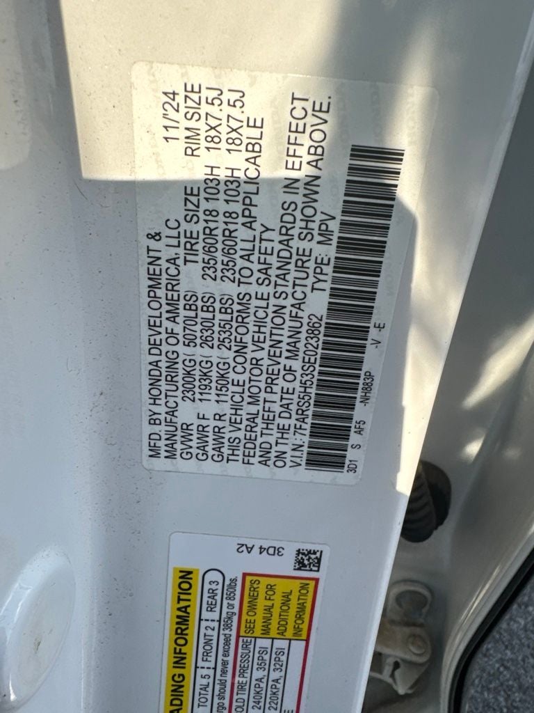 2025 Honda CR-V Hybrid Sport MOONROOF / HEATED SEATS / BLIND SPOT