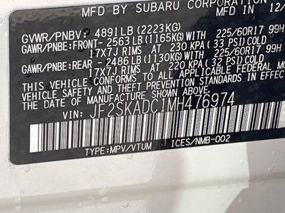 2021 Subaru Forester Base AWD / LOW MILES