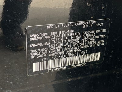 2021 Subaru Forester Touring AWD / NAV / HEATED SEATS