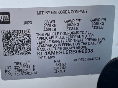 2024 Buick Encore GX Sport Touring AWD / ONE OWNER