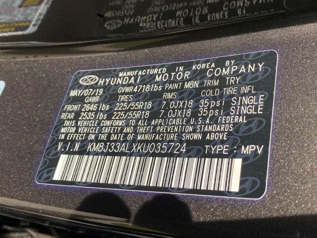 2019 Hyundai Tucson Ultimate