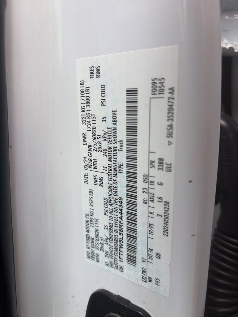 2024 Ford F-150 Lariat CLEAN 1 OWNER CARFAX