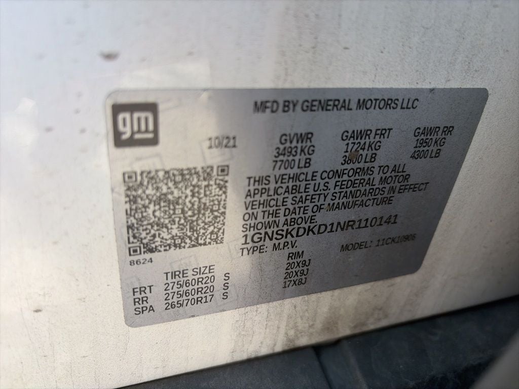 2022 Chevrolet Suburban Z71 1 OWNER