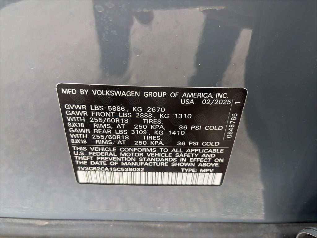 2025 Volkswagen Atlas 2.0T Peak Edition CLEAN 1-OWNER CARFAX