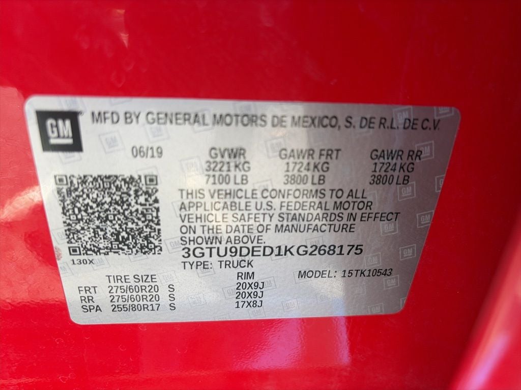 2019 GMC Sierra 1500 SLT New Tires Very Nice!