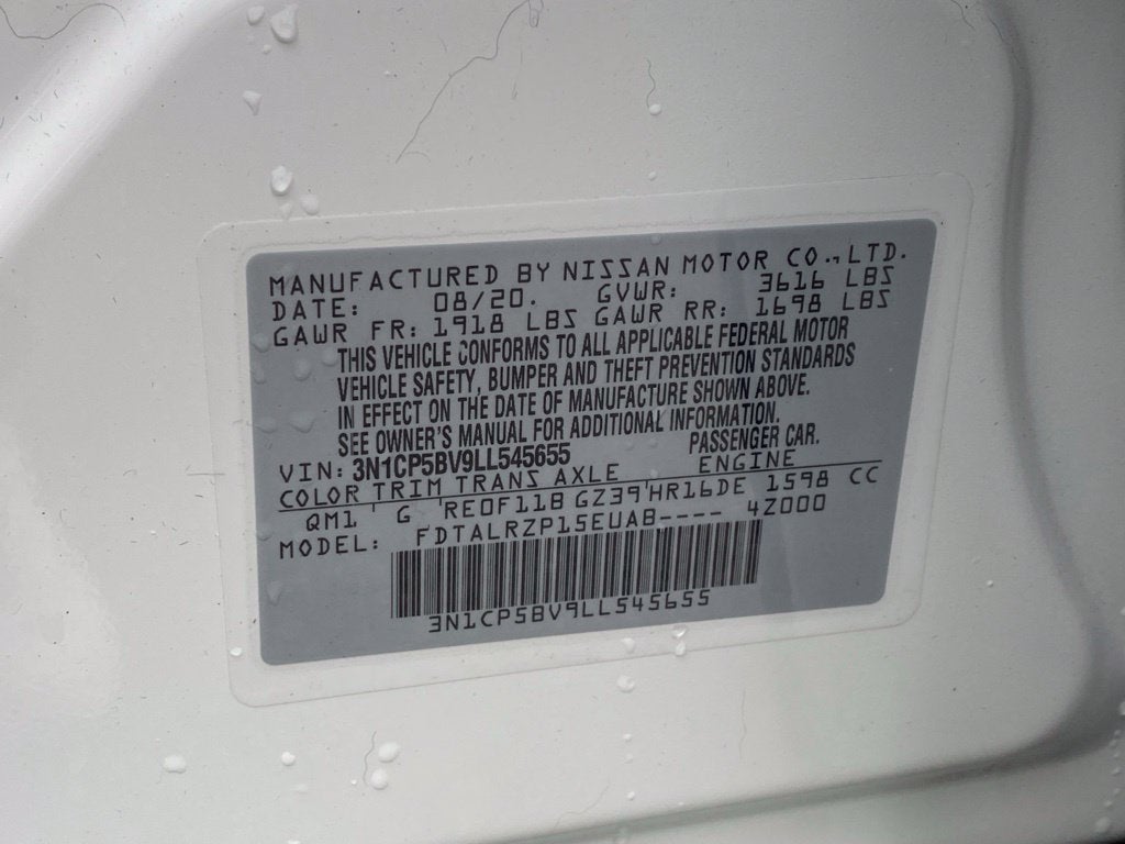 2020 Nissan Kicks S