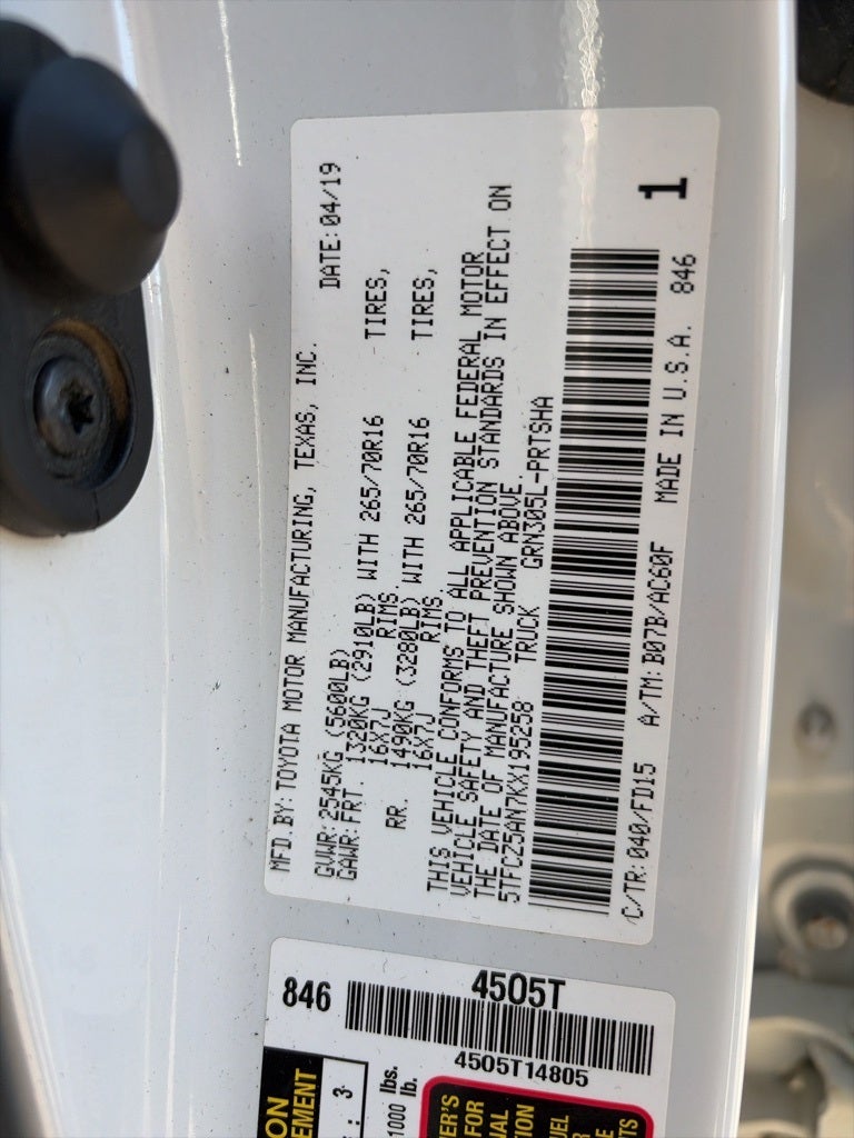 2019 Toyota Tacoma TRD Off-Road BRAND NEW TOYO A/T TIRES