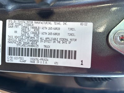 2022 Toyota Tundra SR5