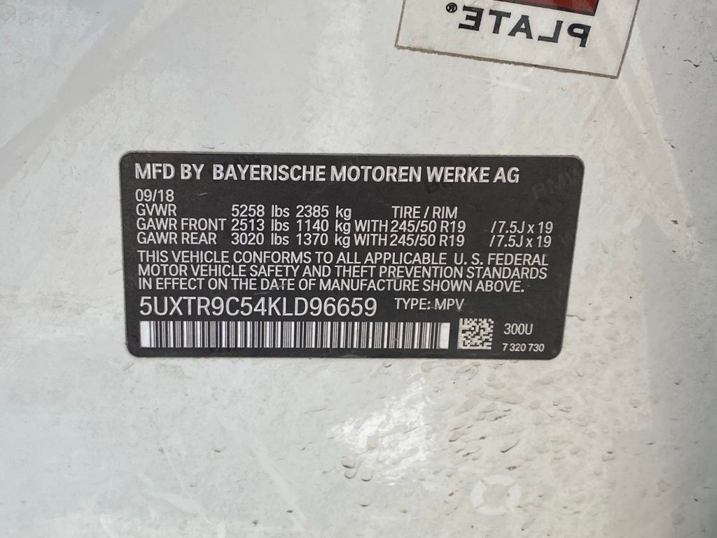 2019 BMW X3 xDrive30i