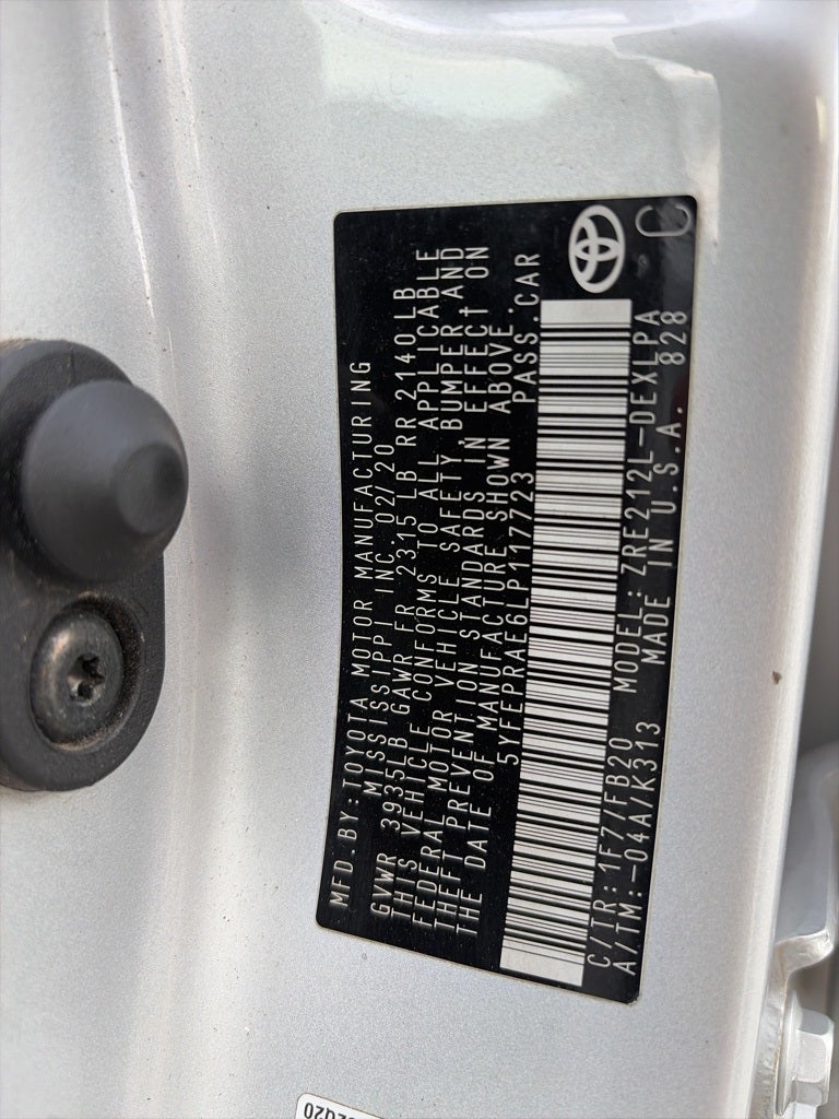 2020 Toyota Corolla LE