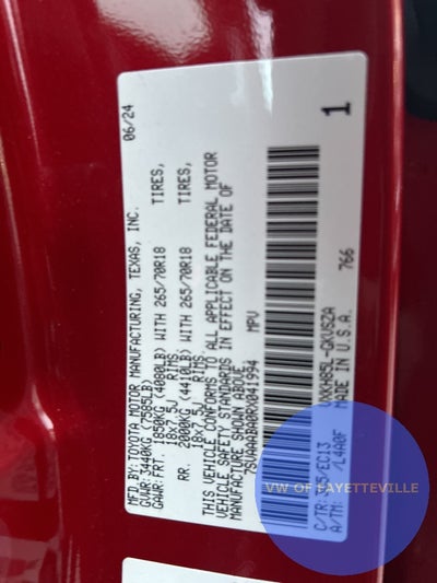 2024 Toyota Sequoia SR5