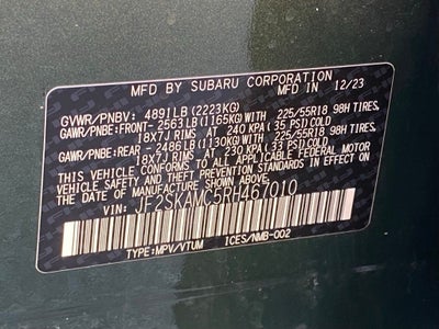 2024 Subaru Forester Touring