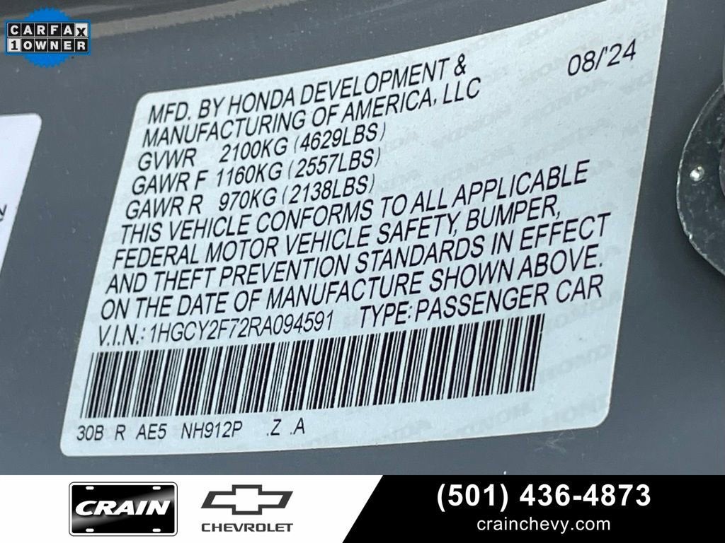 2024 Honda Accord Hybrid Sport-L