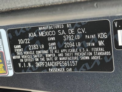 2023 Kia Forte LXS