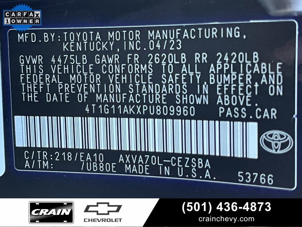 2023 Toyota Camry SE