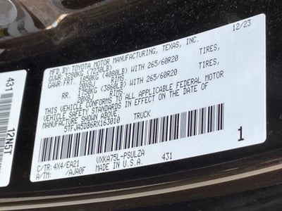 2024 Toyota Tundra 4WD Limited