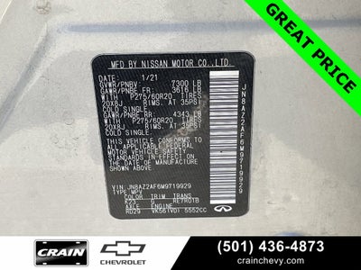 2021 INFINITI QX80 LUXE