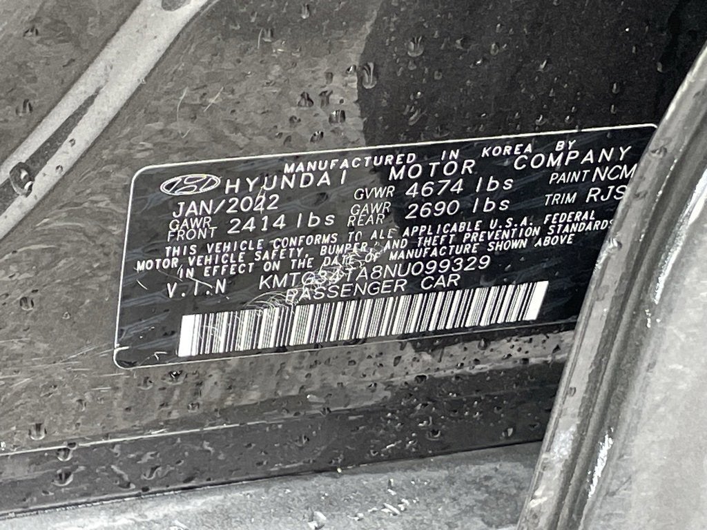 2022 Genesis G70 2.0T