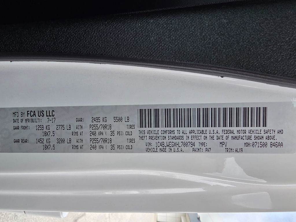 2017 Jeep Wrangler Unlimited Sahara