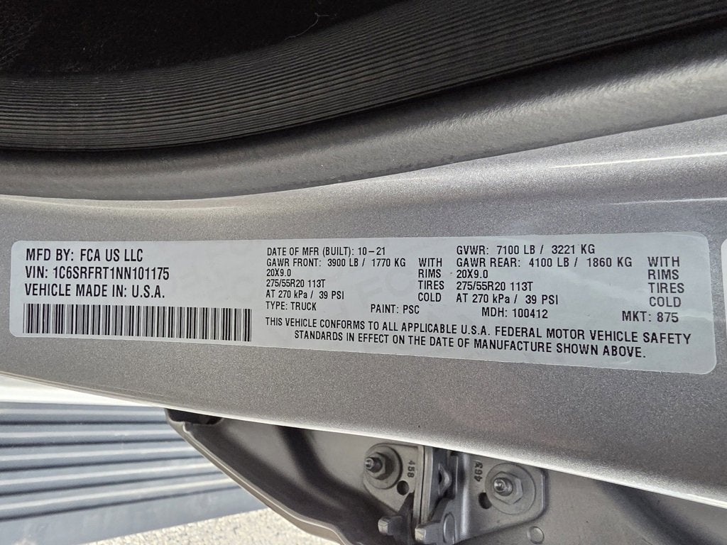 2022 RAM 1500 Laramie