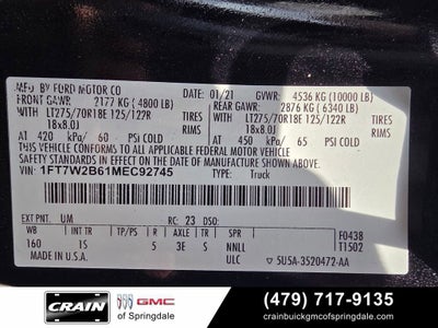 2021 Ford Super Duty F-250 SRW XL