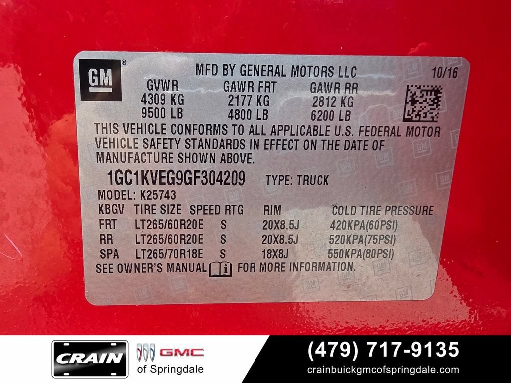 2016 Chevrolet Silverado 2500 HD LT