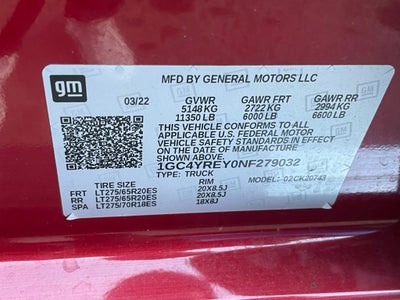 2022 Chevrolet Silverado 2500 HD High Country