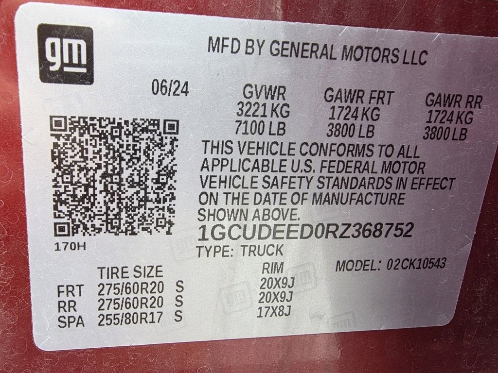 2024 Chevrolet Silverado 1500 RST