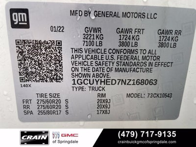 2022 Chevrolet Silverado 1500 LTD High Country