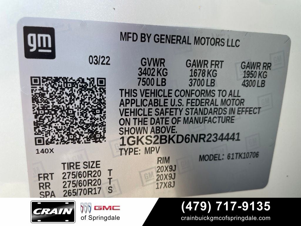 2022 GMC Yukon SLT