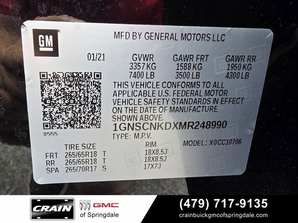 2021 Chevrolet Tahoe LT