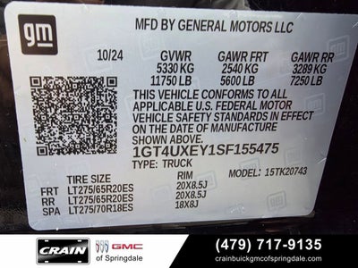 2025 GMC Sierra 2500 HD Denali Ultimate