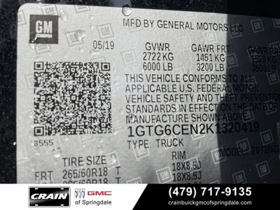 2019 GMC Canyon 4WD SLE