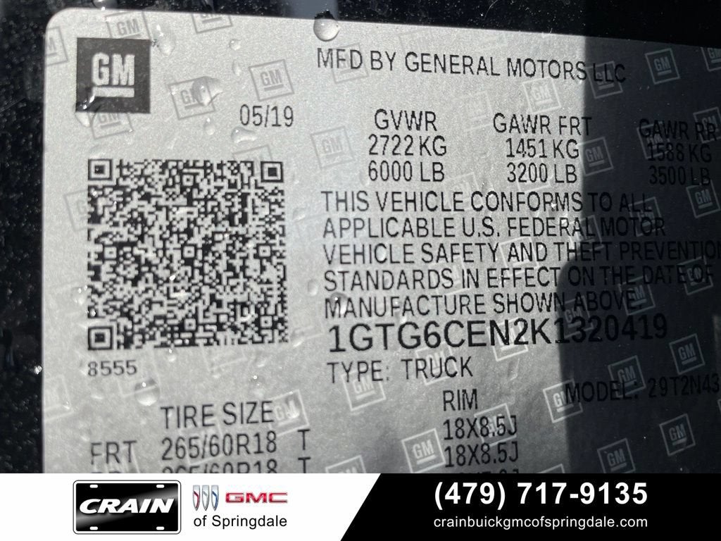 2019 GMC Canyon 4WD SLE