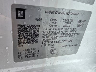 2020 GMC Sierra 1500 AT4