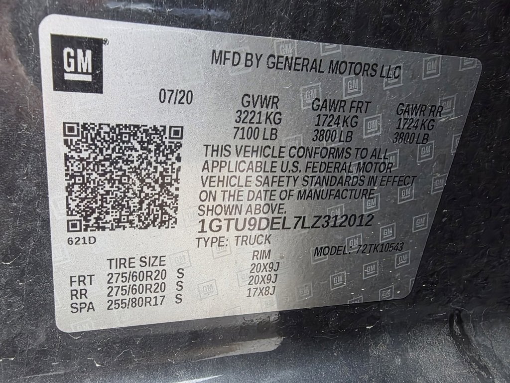 2020 GMC Sierra 1500 SLT