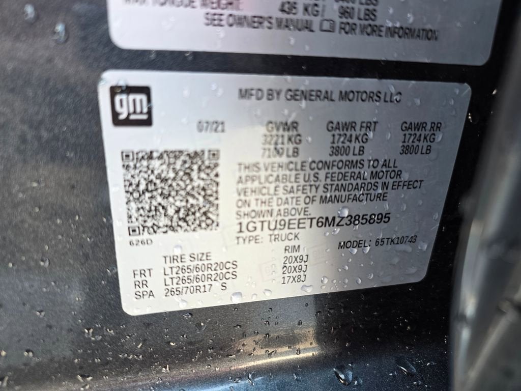 2021 GMC Sierra 1500 AT4