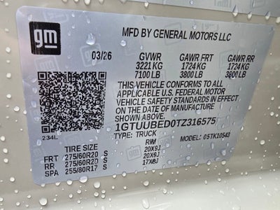 2026 GMC Sierra 1500 SLE