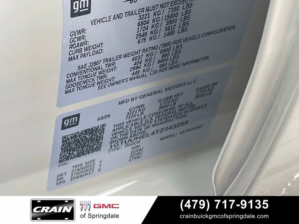 2026 GMC Sierra 1500 Denali Ultimate