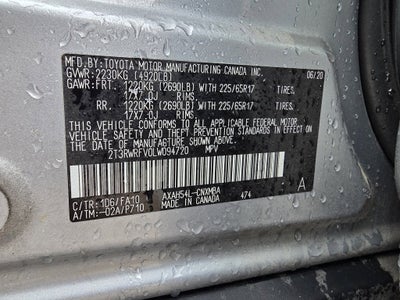 2020 Toyota RAV4 Hybrid XLE