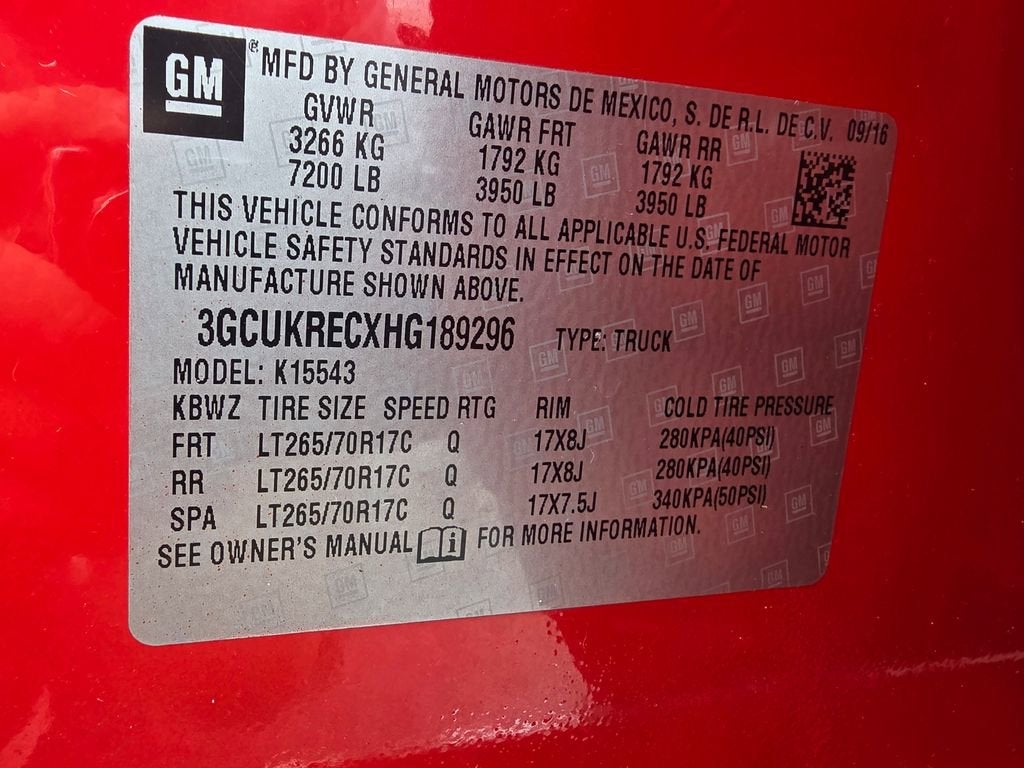 2017 Chevrolet Silverado 1500 LT