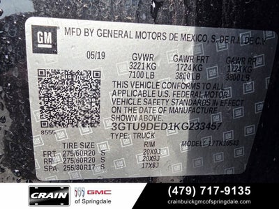 2019 GMC Sierra 1500 SLT